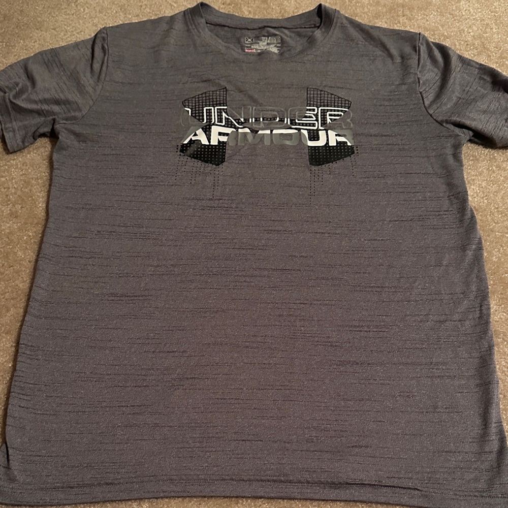 Under Armour Kids Gray Short Sleeve Tee